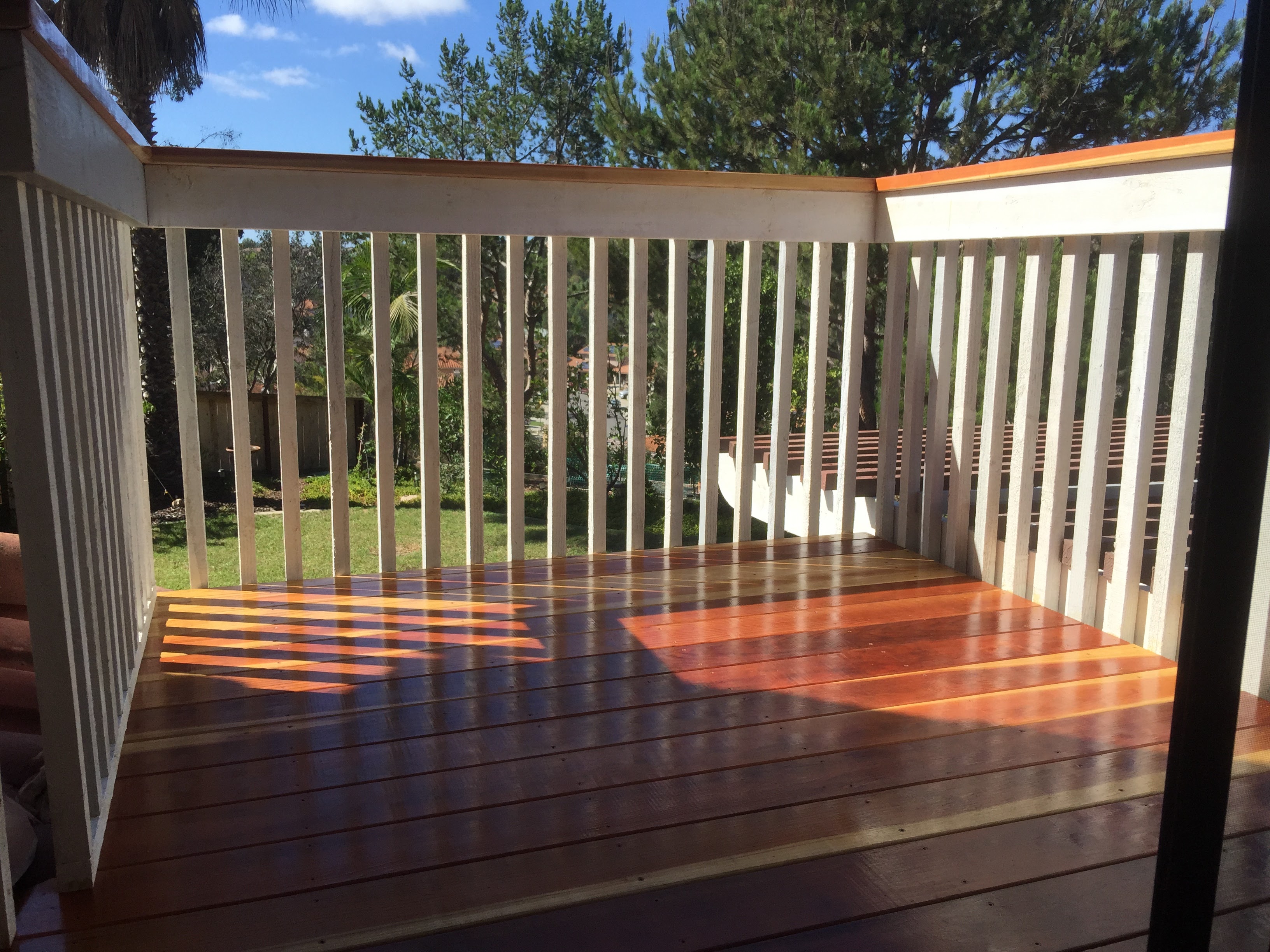 Elite patio and deck after restoration